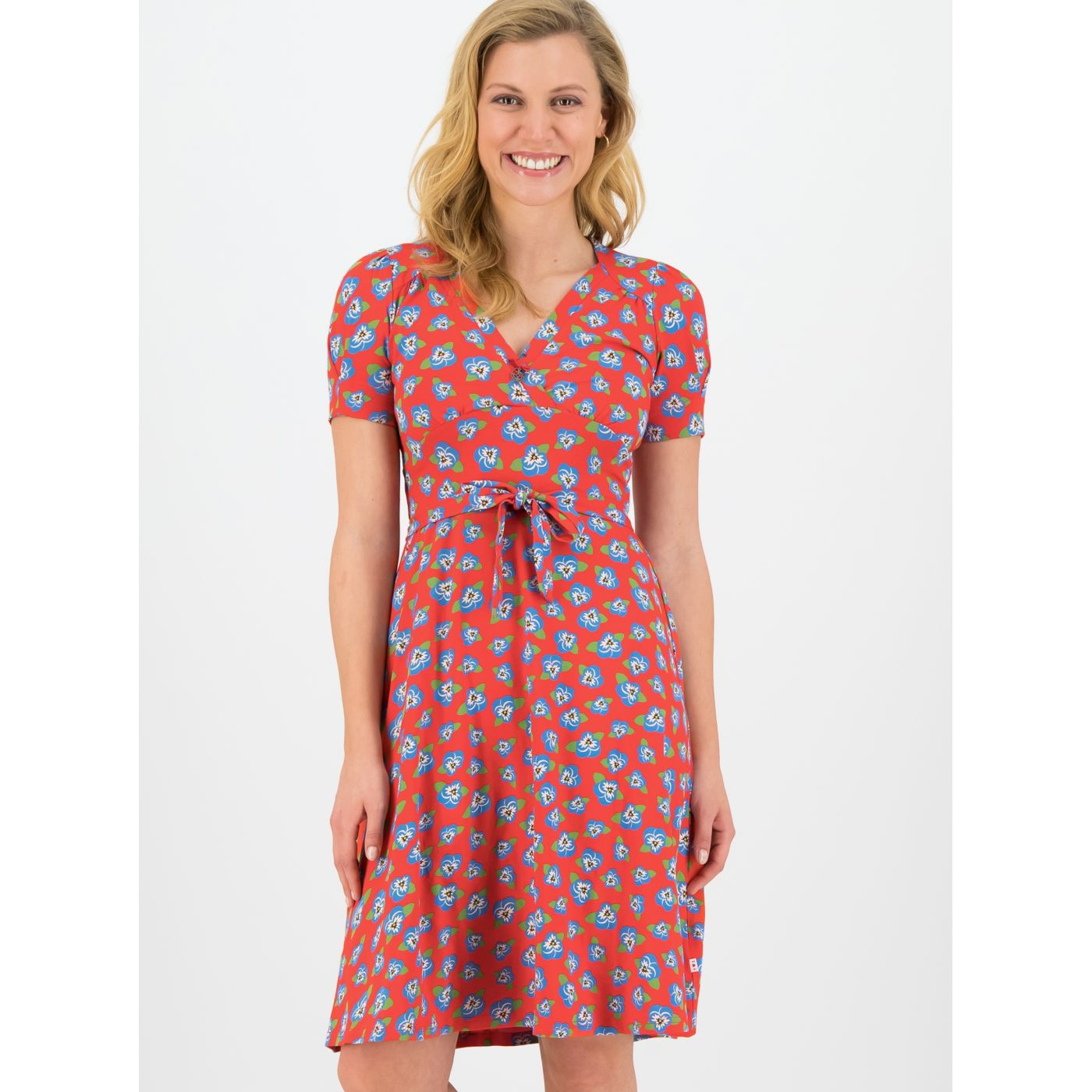Blutsgeschwister Red Floral Dress