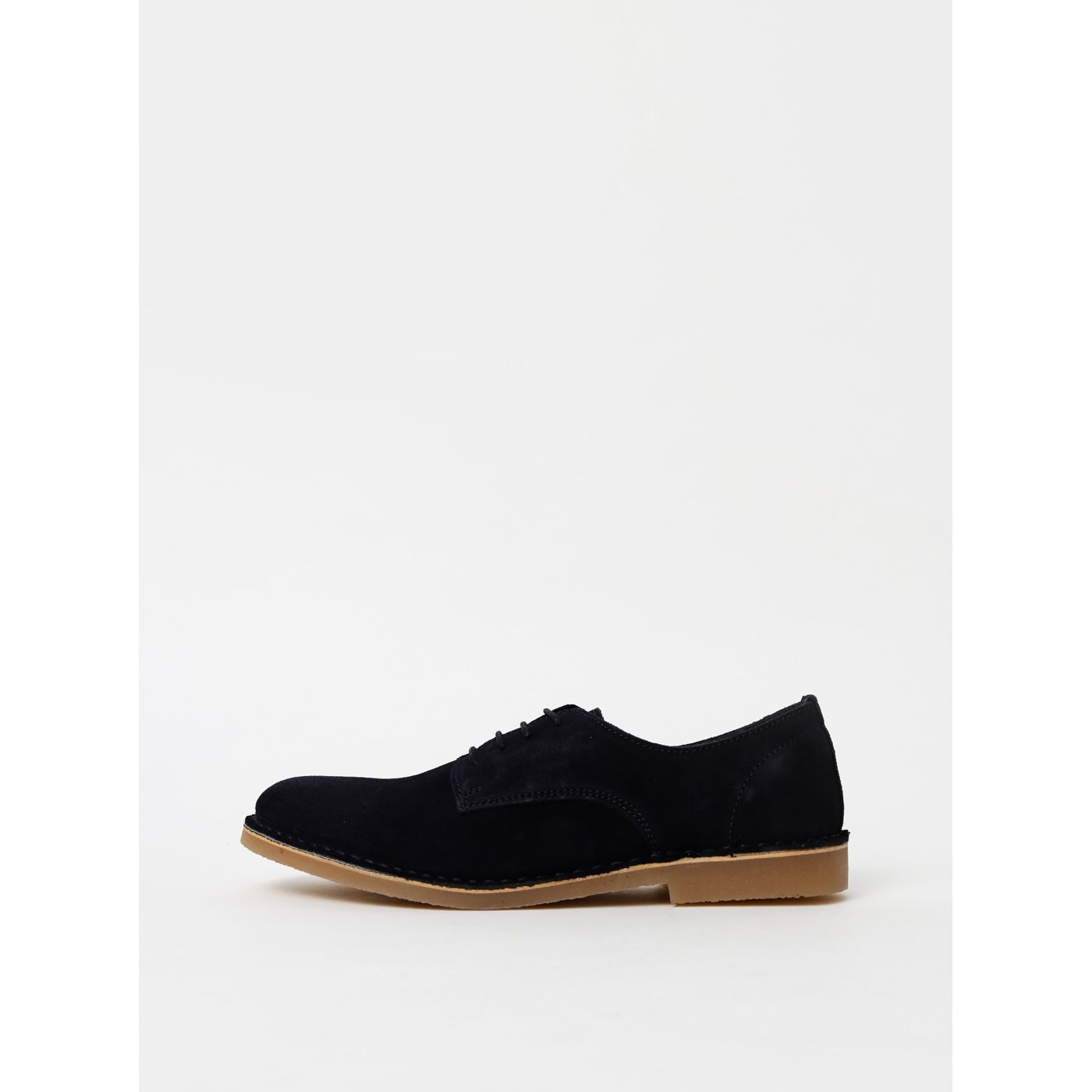 Dark Blue Men's Suede Shoes Selected By Homme Royce