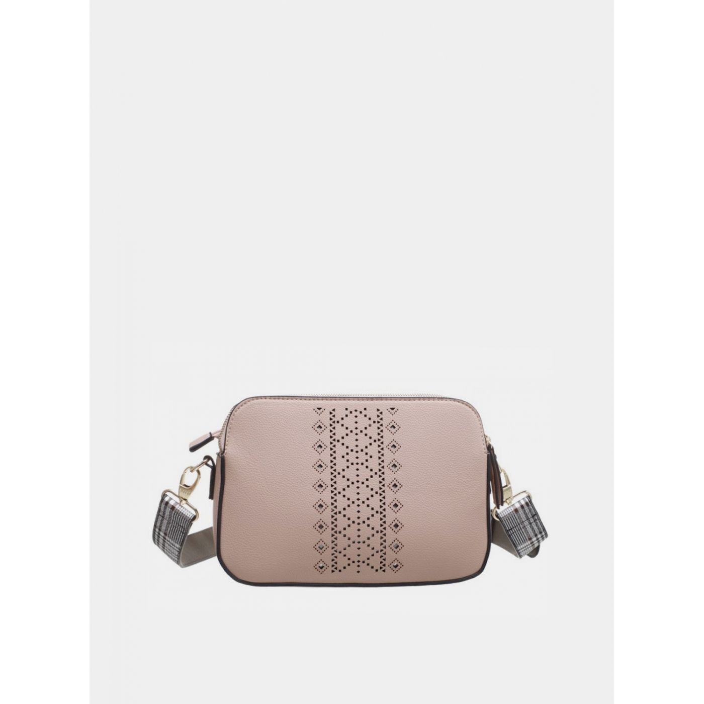Bessie London Old Pink Crossbody Handbag