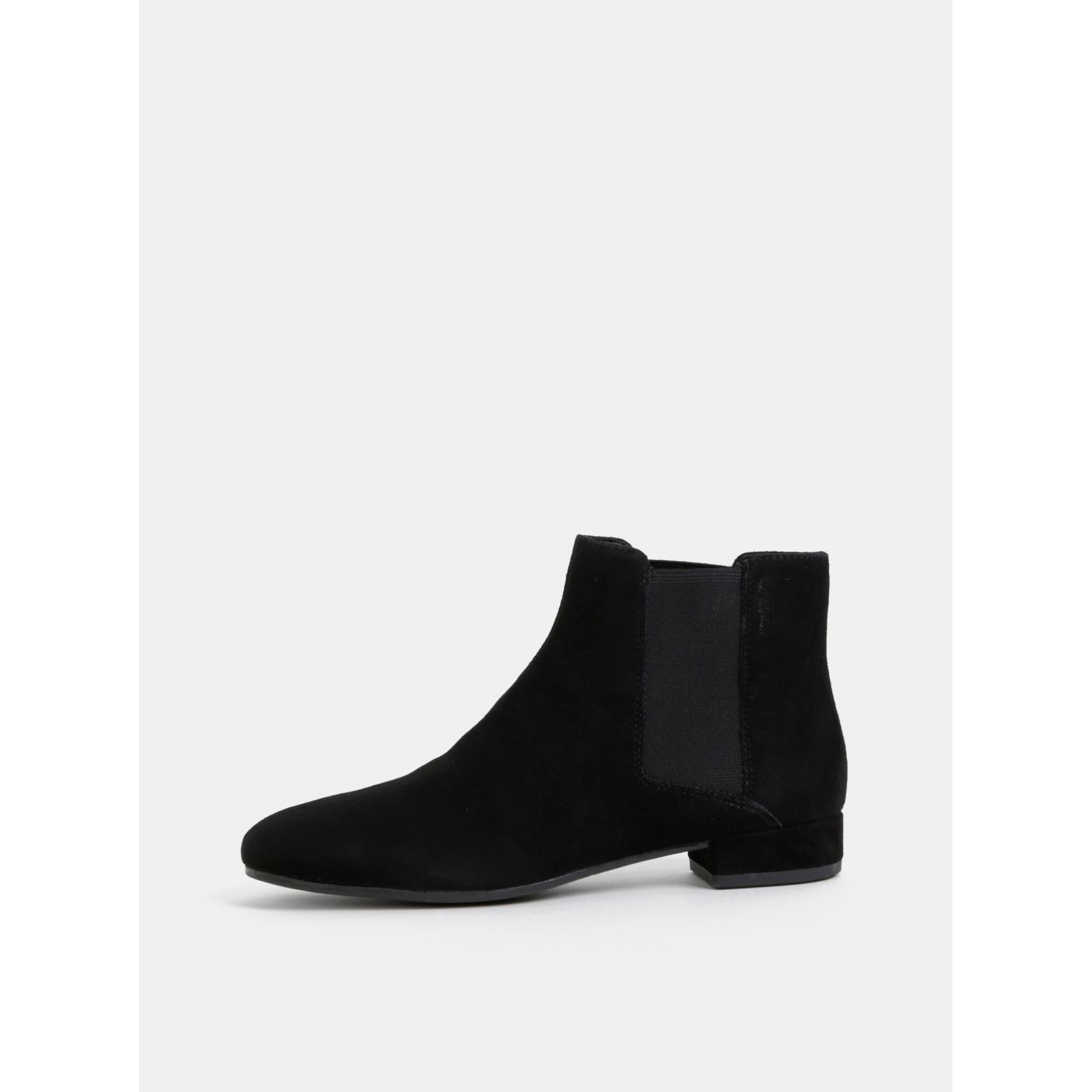 Black Women's Suede Chelsea Shoes Vagabond Suzan