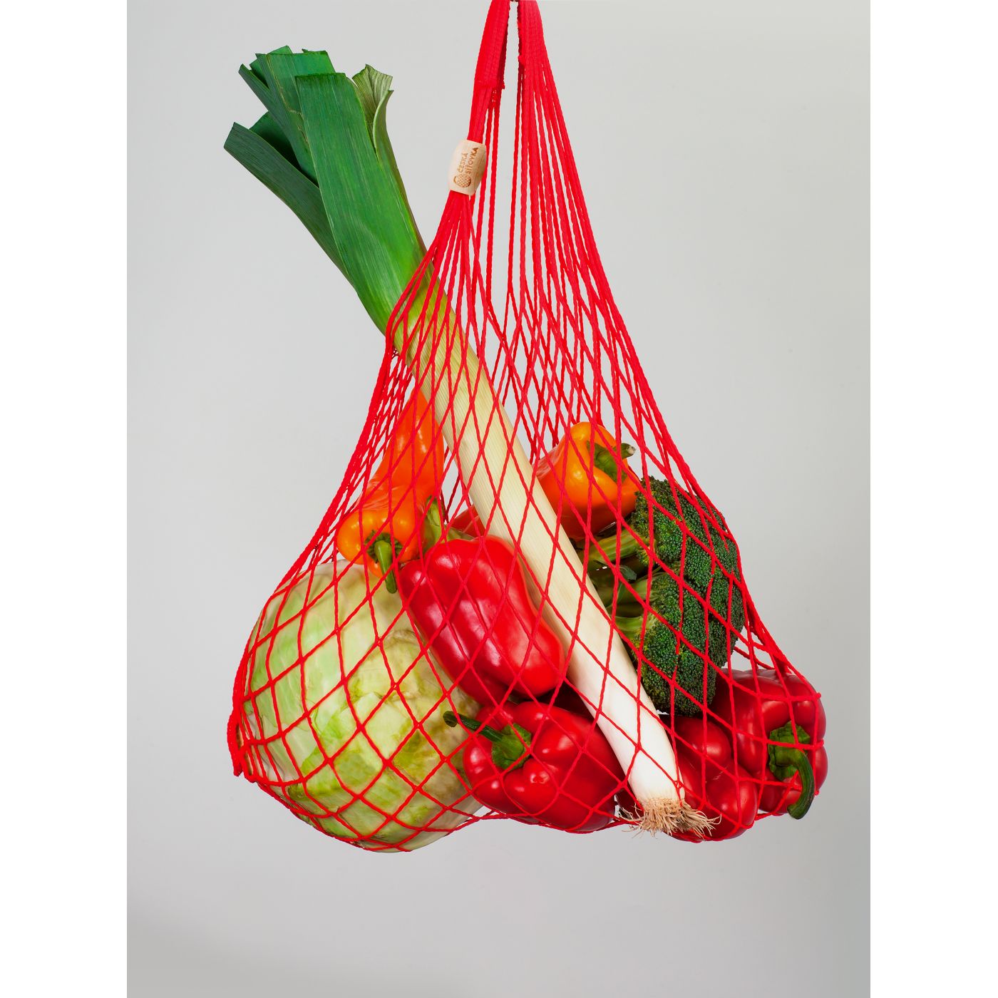 Red flexible Czech mesh 25 l