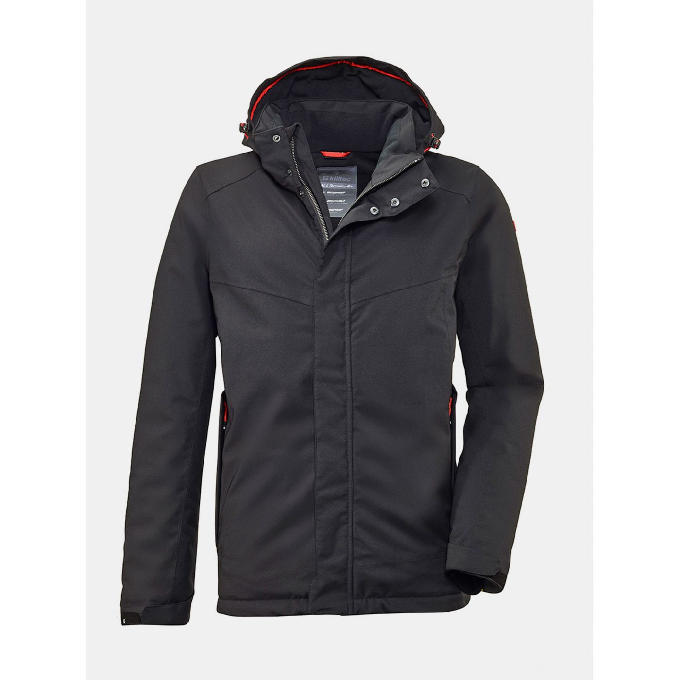 Black men's winter jacket killtec