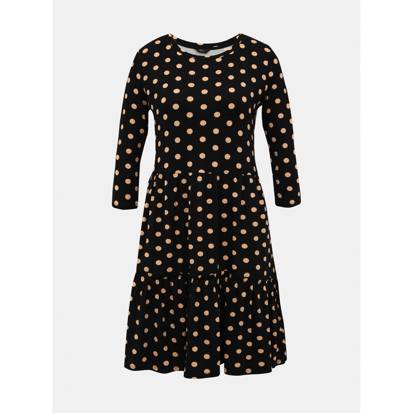 M&Co Black Polka Dot Dress