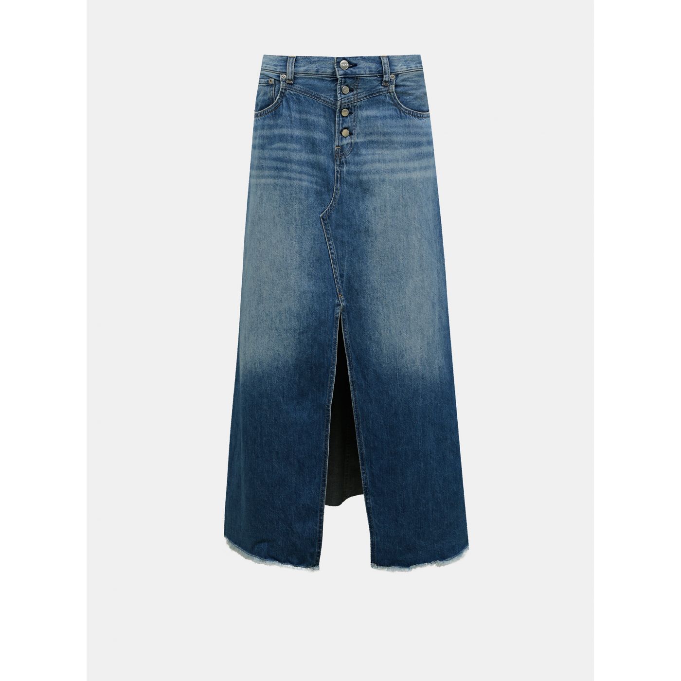 Blue Denim Midi Skirt Pepe Jeans