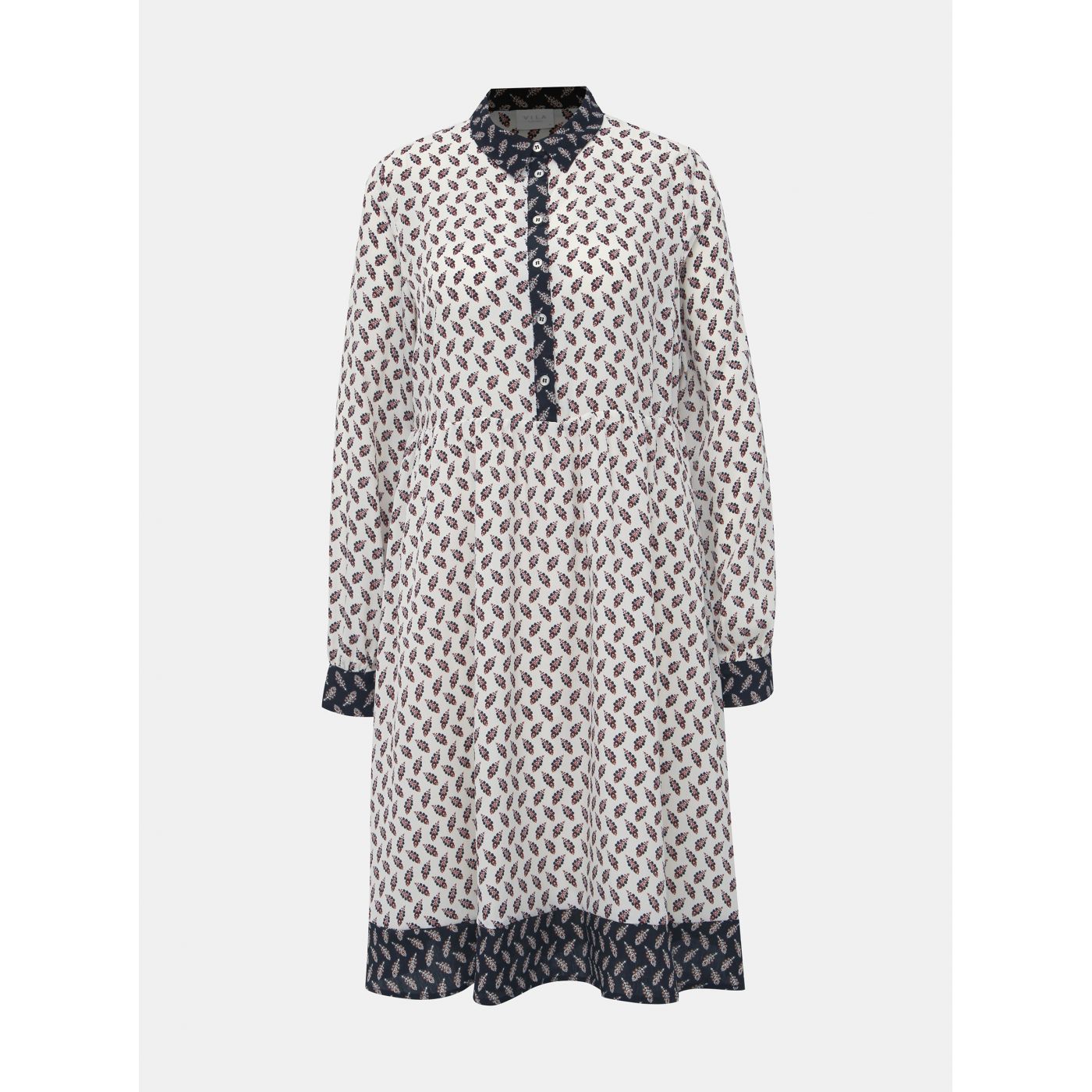 Cream Patterned Shirt Dress VILA Kit