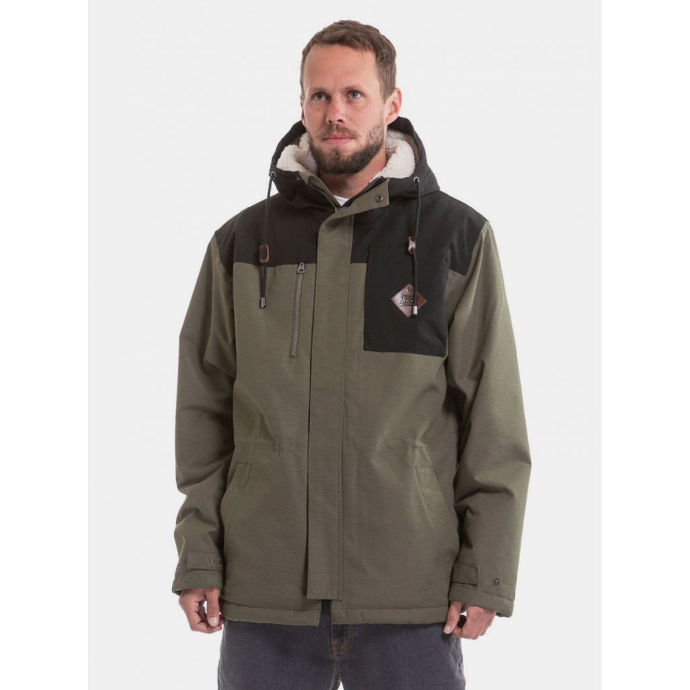 Khaki Men's Winter Jacket NUGGET Sherman
