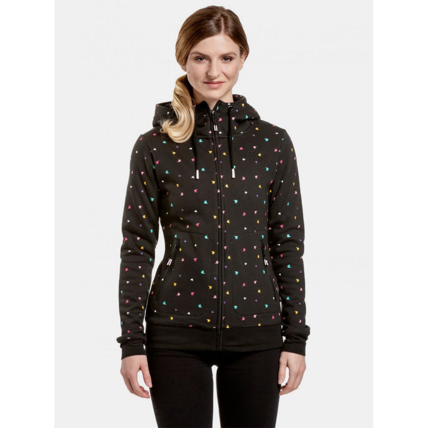 Black Women's Patterned Meatfly Omni Sweatshirt