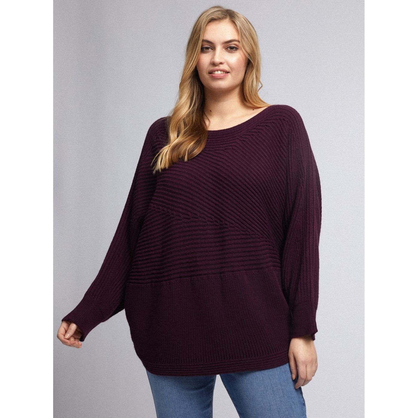 Dorothy Perkins Curve Purple Sweater