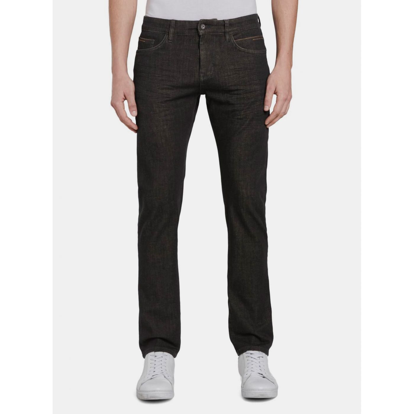 Black Men's Slim Fit Jeans Tom Tailor Troy
