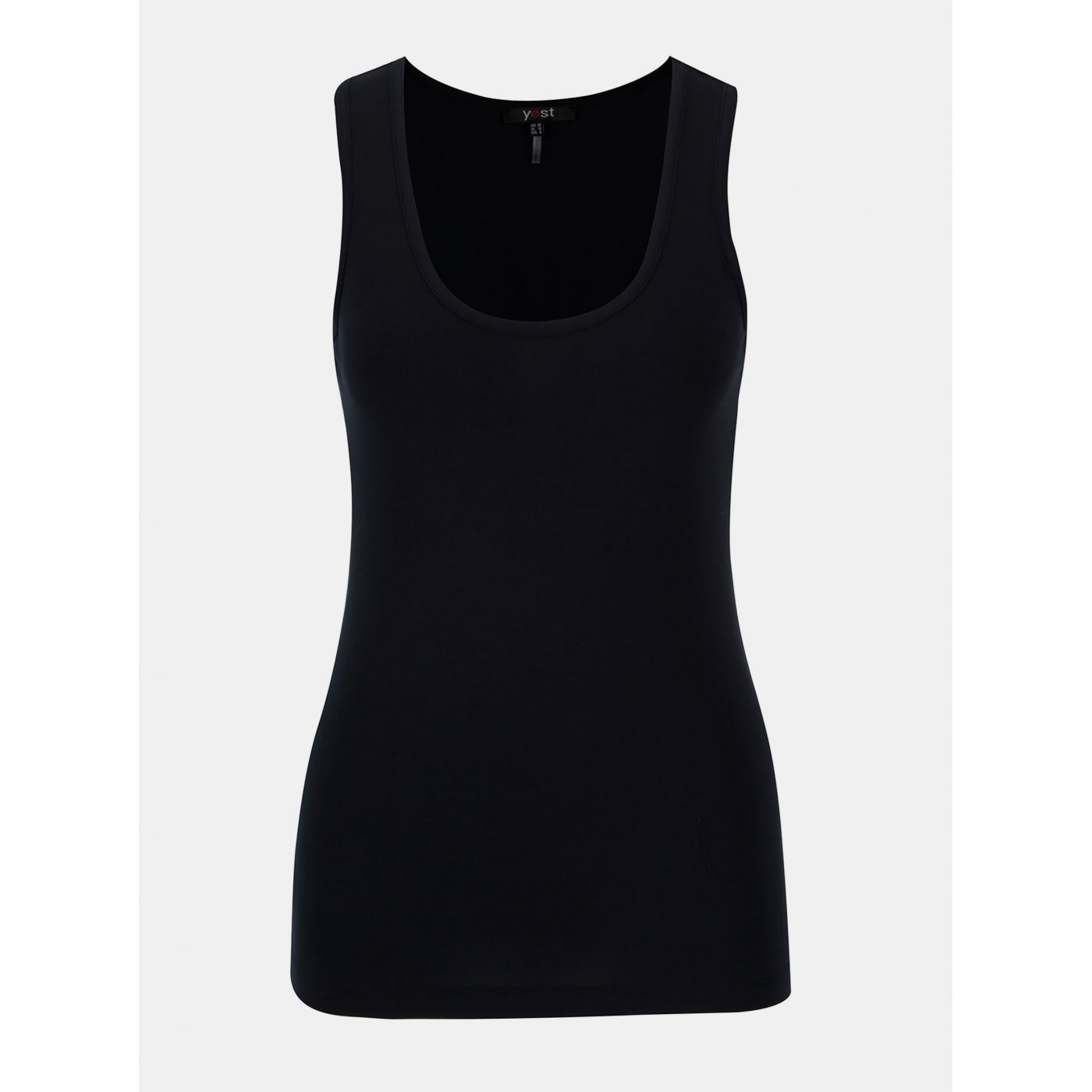 Dark Blue Basic T-Shirt Yest