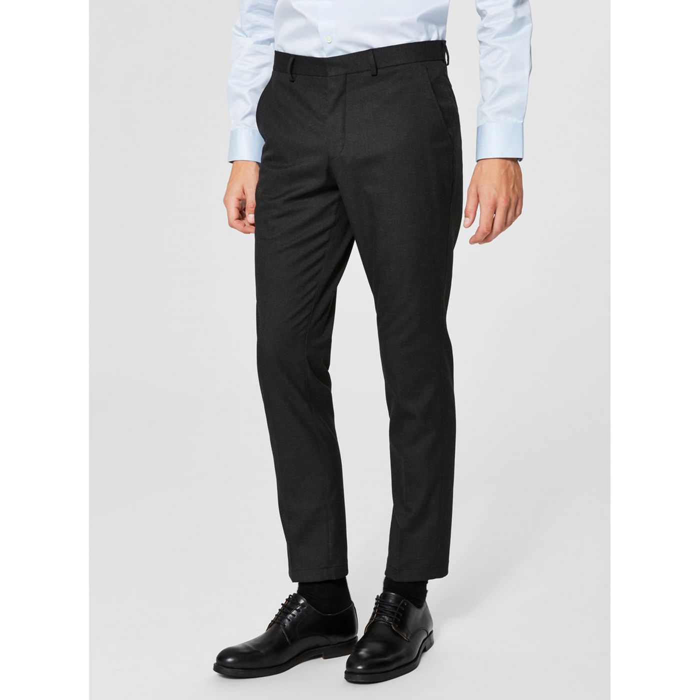 Dark Grey Pants Selected Homme Slim