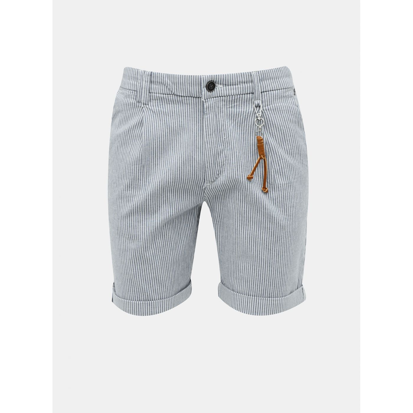 Light Blue Striped Shorts Jack & Jones Milton