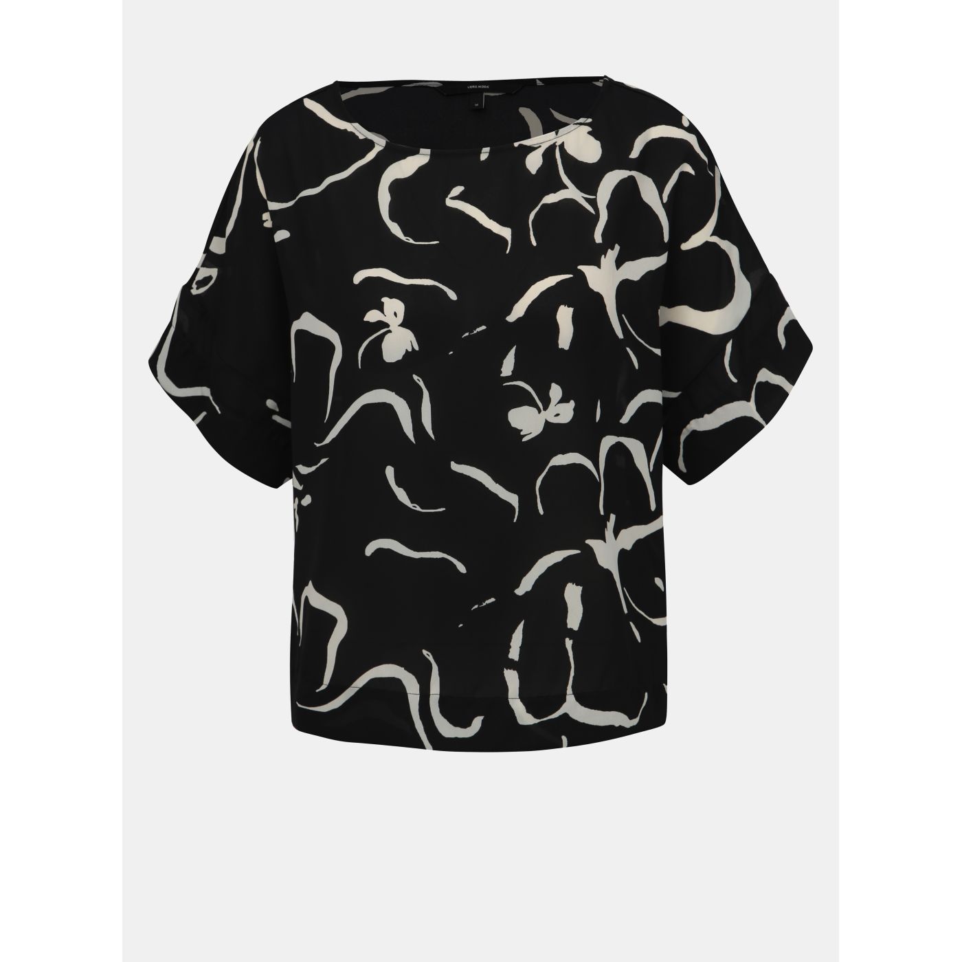 Vero MODA Ilona Black Patterned Blouse
