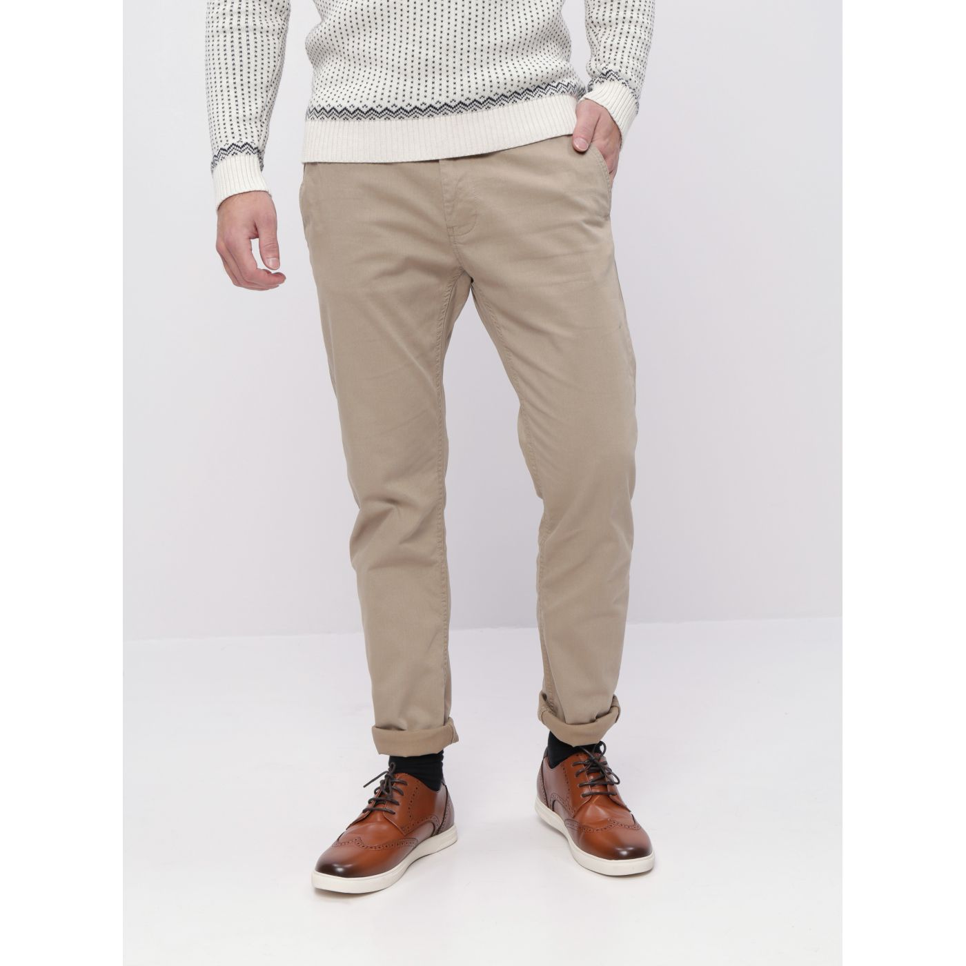 Beige Men's Chino Pants By Tom Tailor