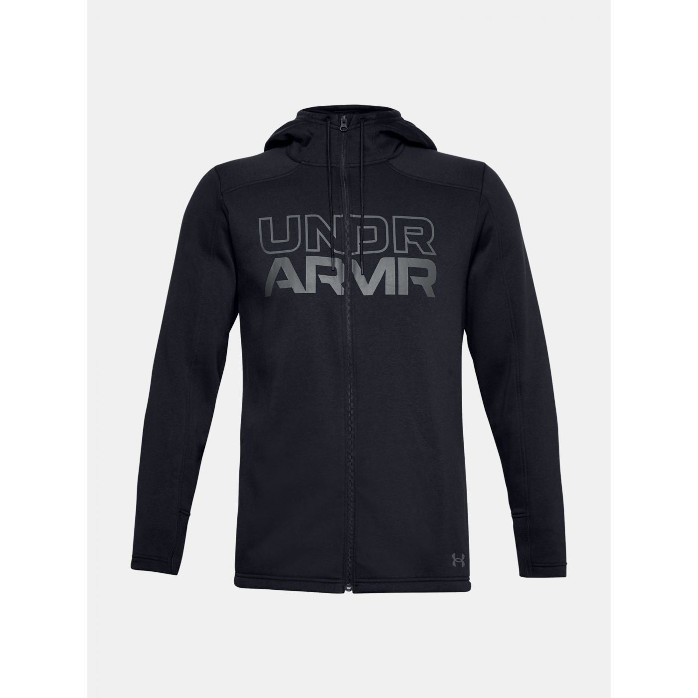 Hoodie Under Armour UA BASELINE FULL ZIP HOODIE-BLK