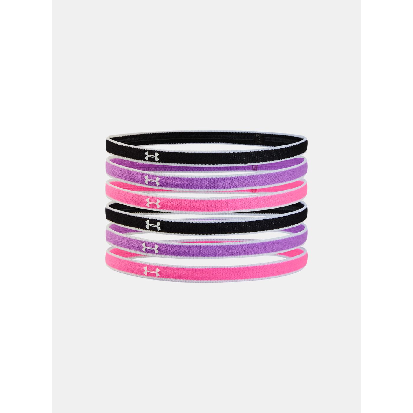 Headbands Under Armour Girls Mini Headbands (6pk)-BLK