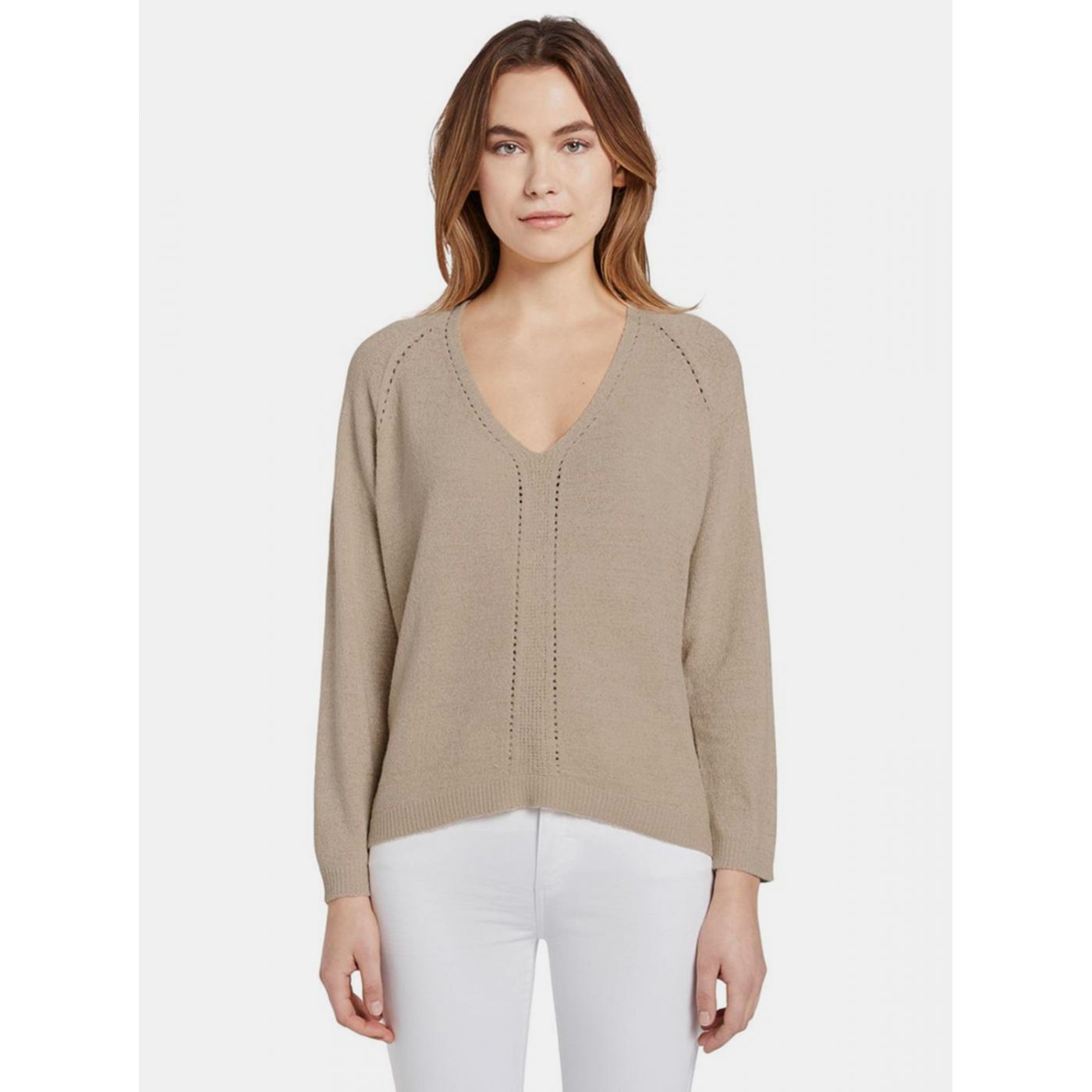 Beige Women's Sweater Tom Tailor