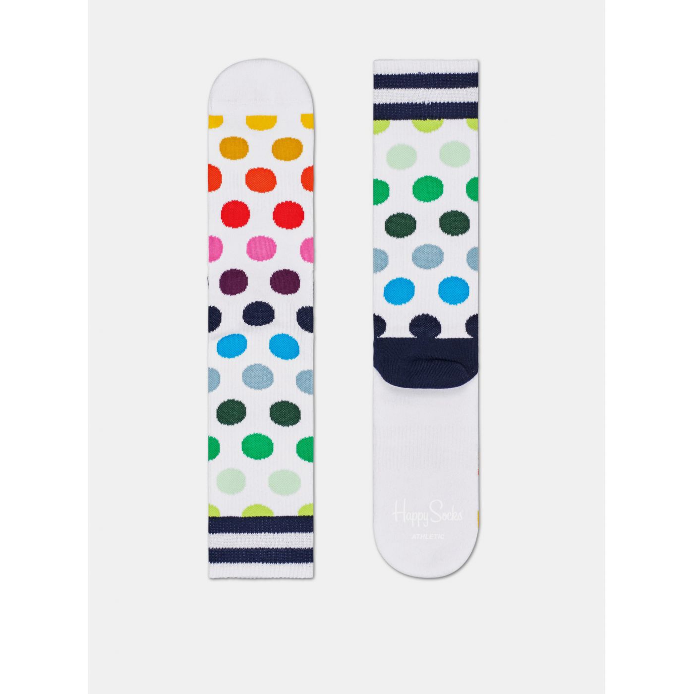 Happy Socks Big Dot White Polka Dot Socks