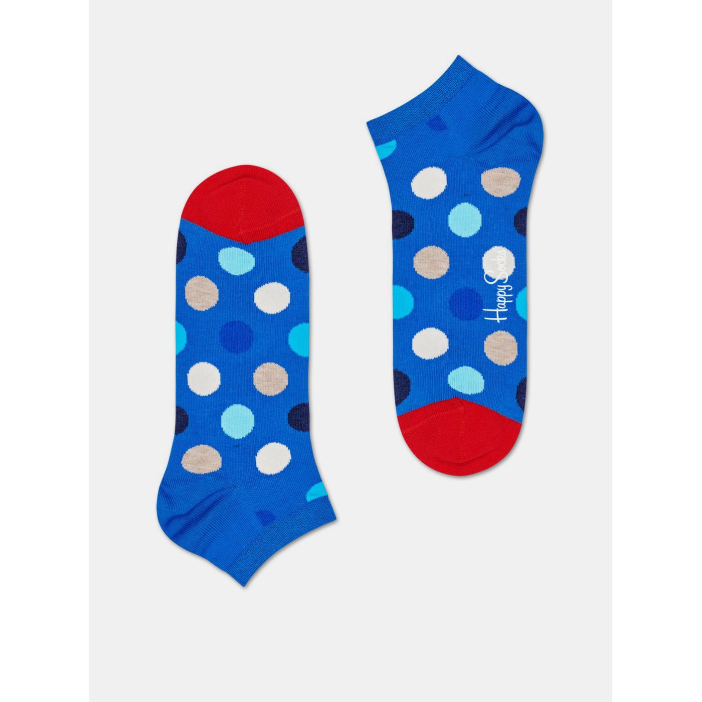 Happy Socks Big Dot Blue Ankle Socks