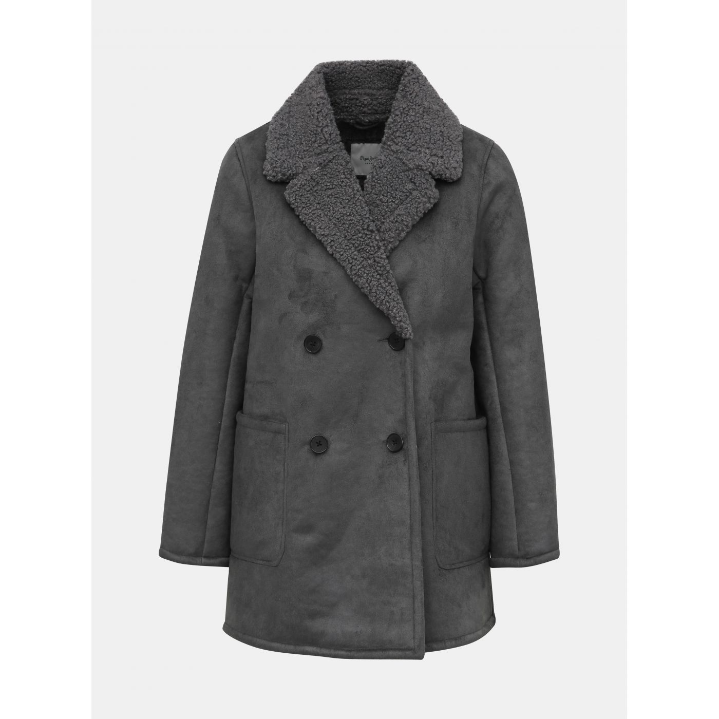 Grey Women's Coat Pepe Jeans Patricia