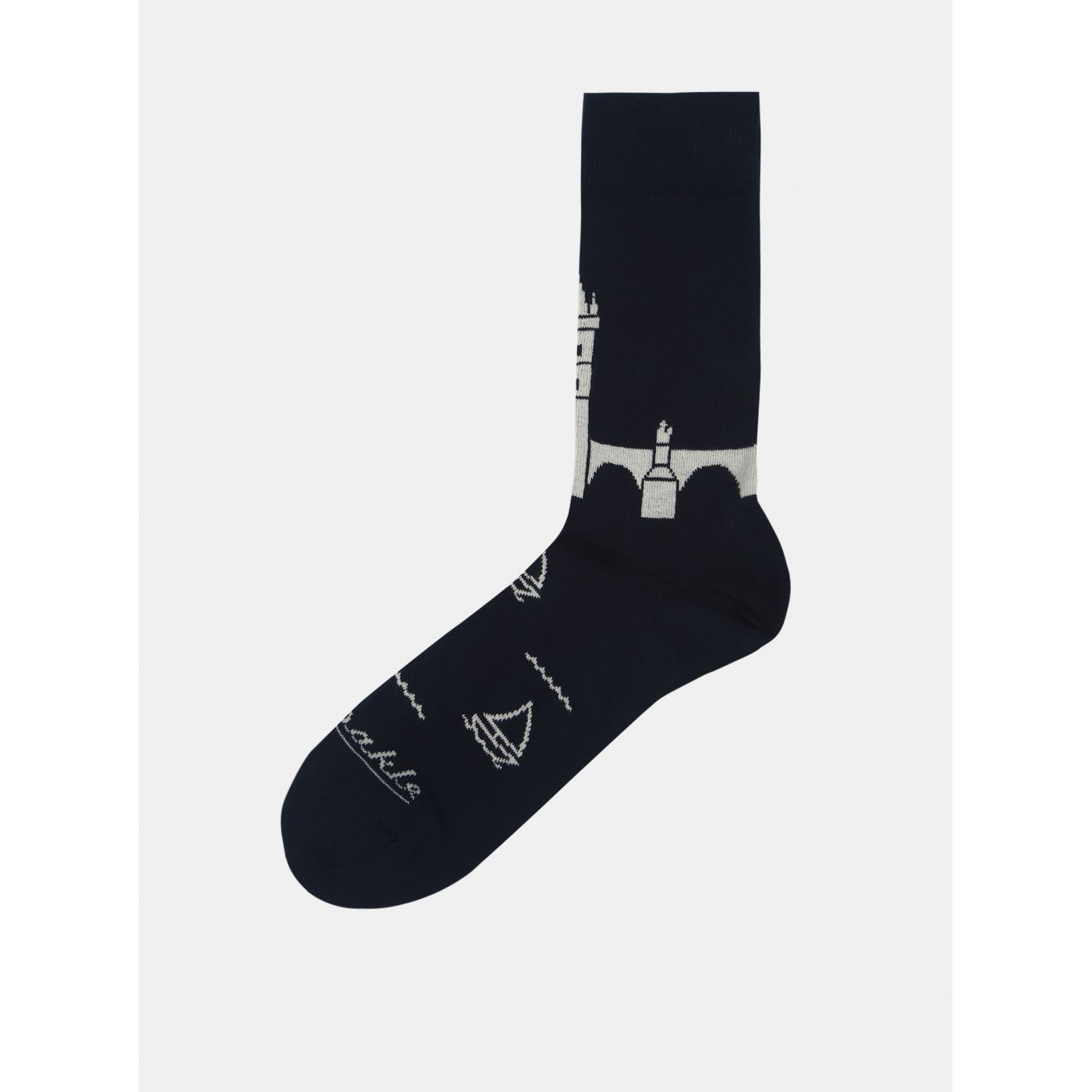 Dark blue socks Fusakle Charles Bridge