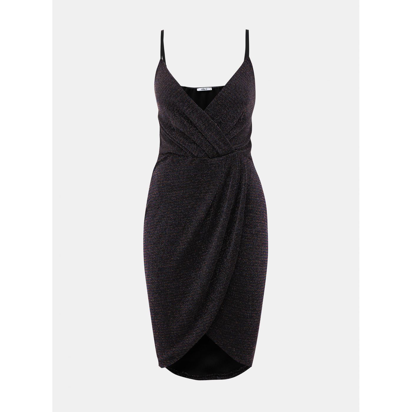 Haily's Disco Black Glittery Dress