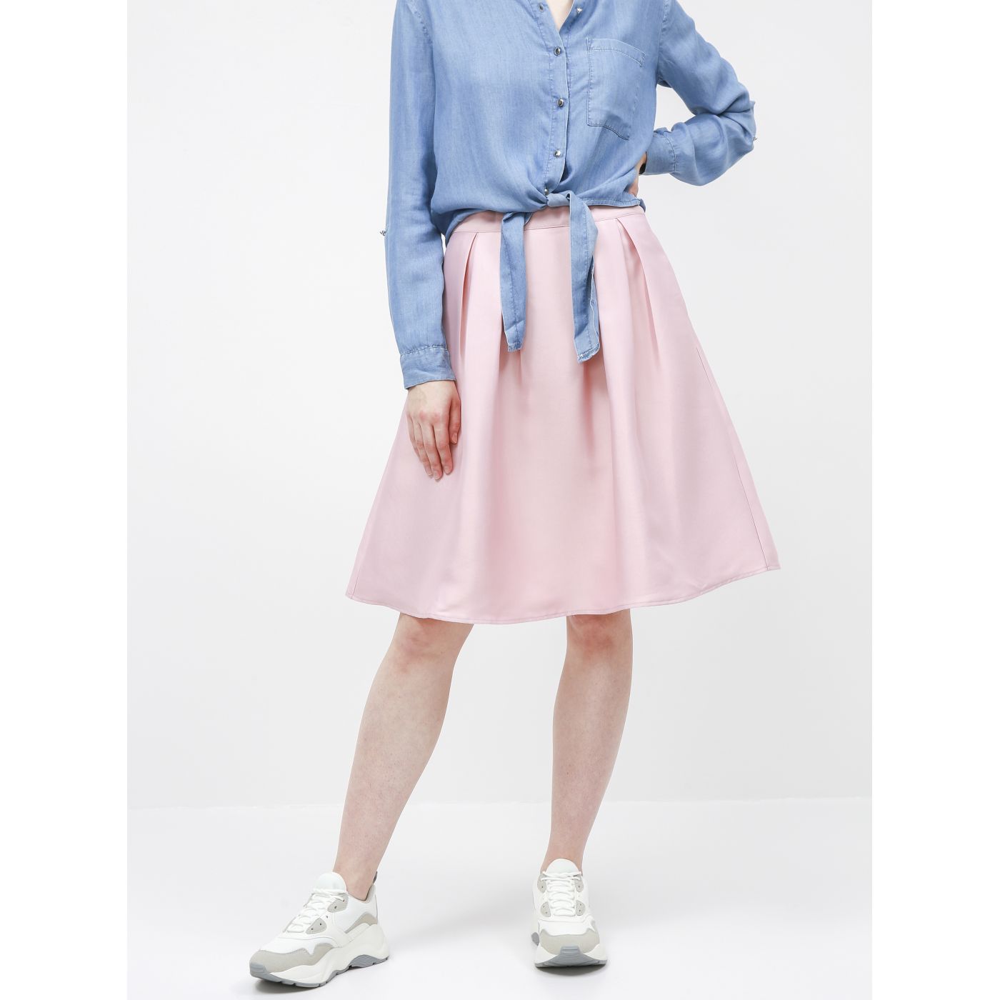 Pink skirt VILA Kamma