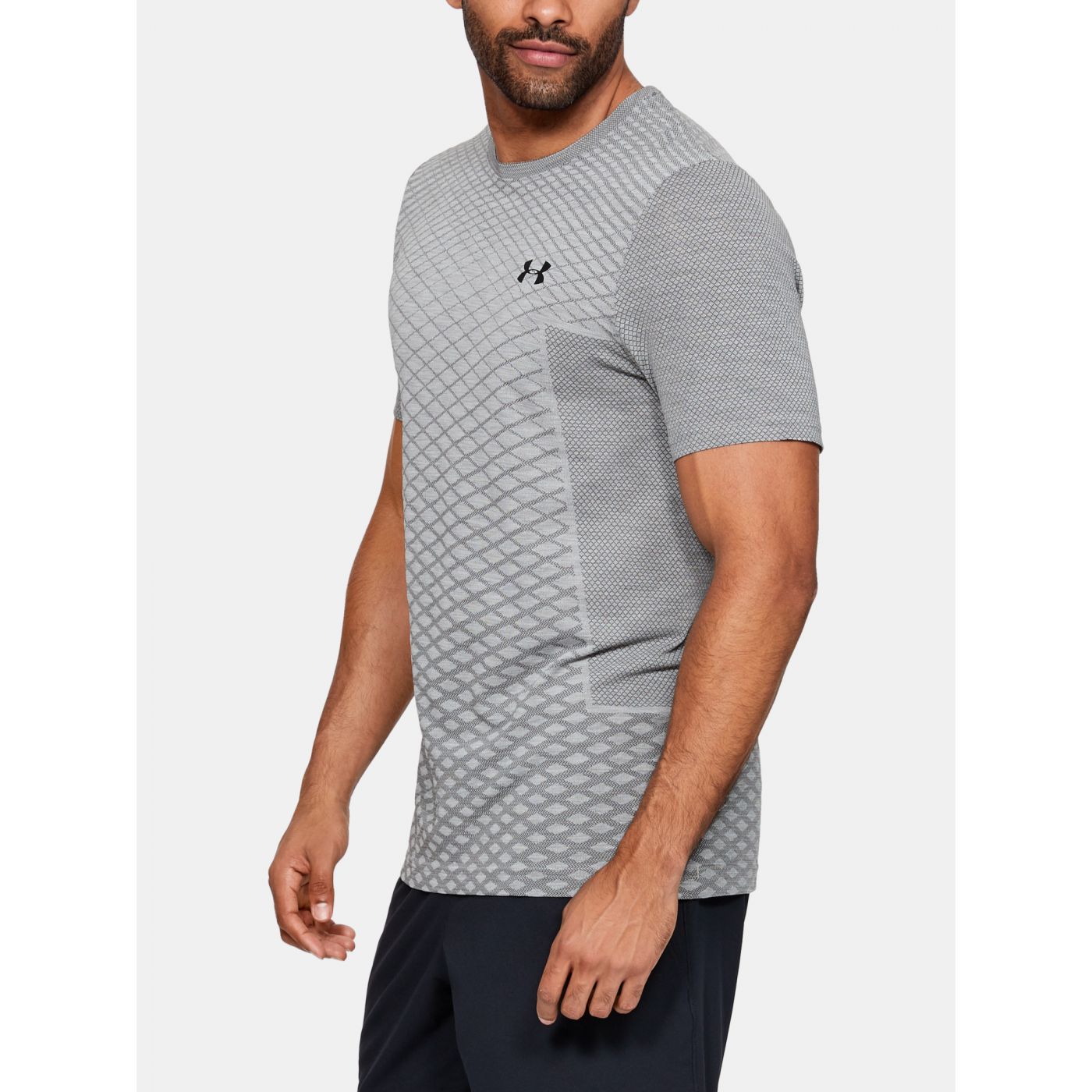Under Armour Vanish Seamless SS Novelty-GRY T-shirt
