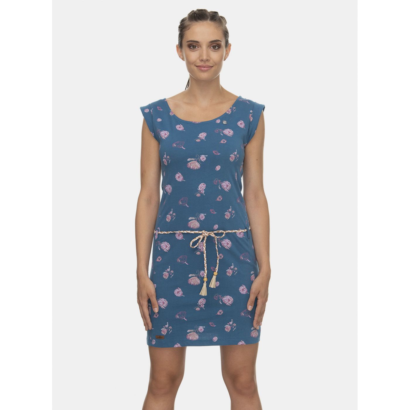 Blue Floral Ragwear Dress By Tamy Flowers