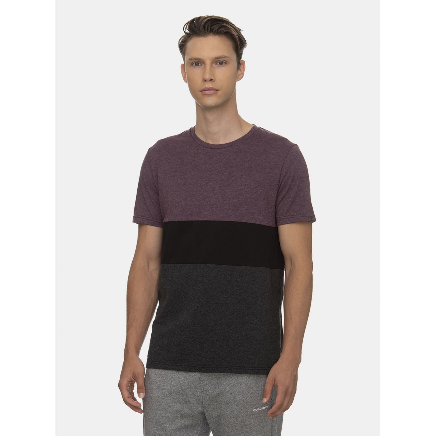 Purple-grey Men's Ragwear T-Shirt
