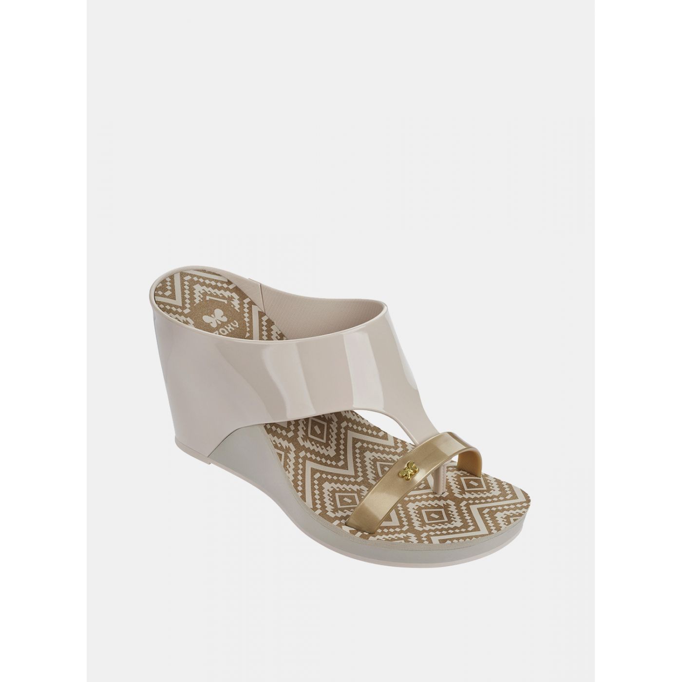 Beige Women's Flip-Flops Zaxy
