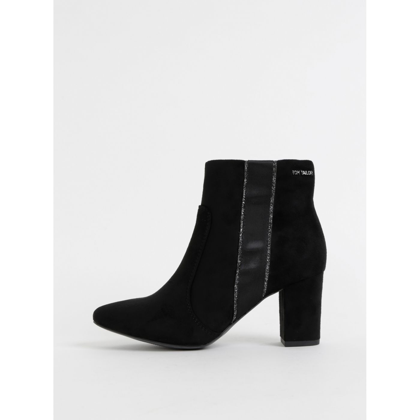 Tom Tailor Black Women's Suede Ankle Boots