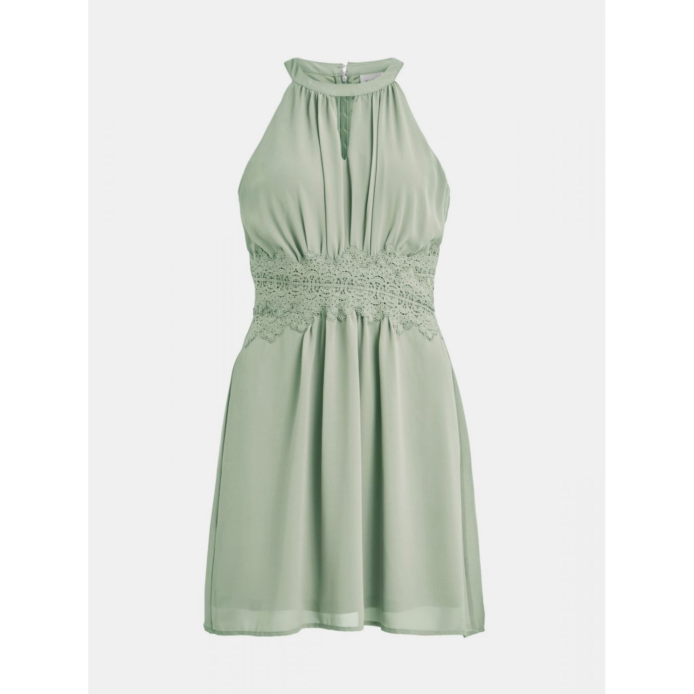 Light green dress with lace VILA Milina