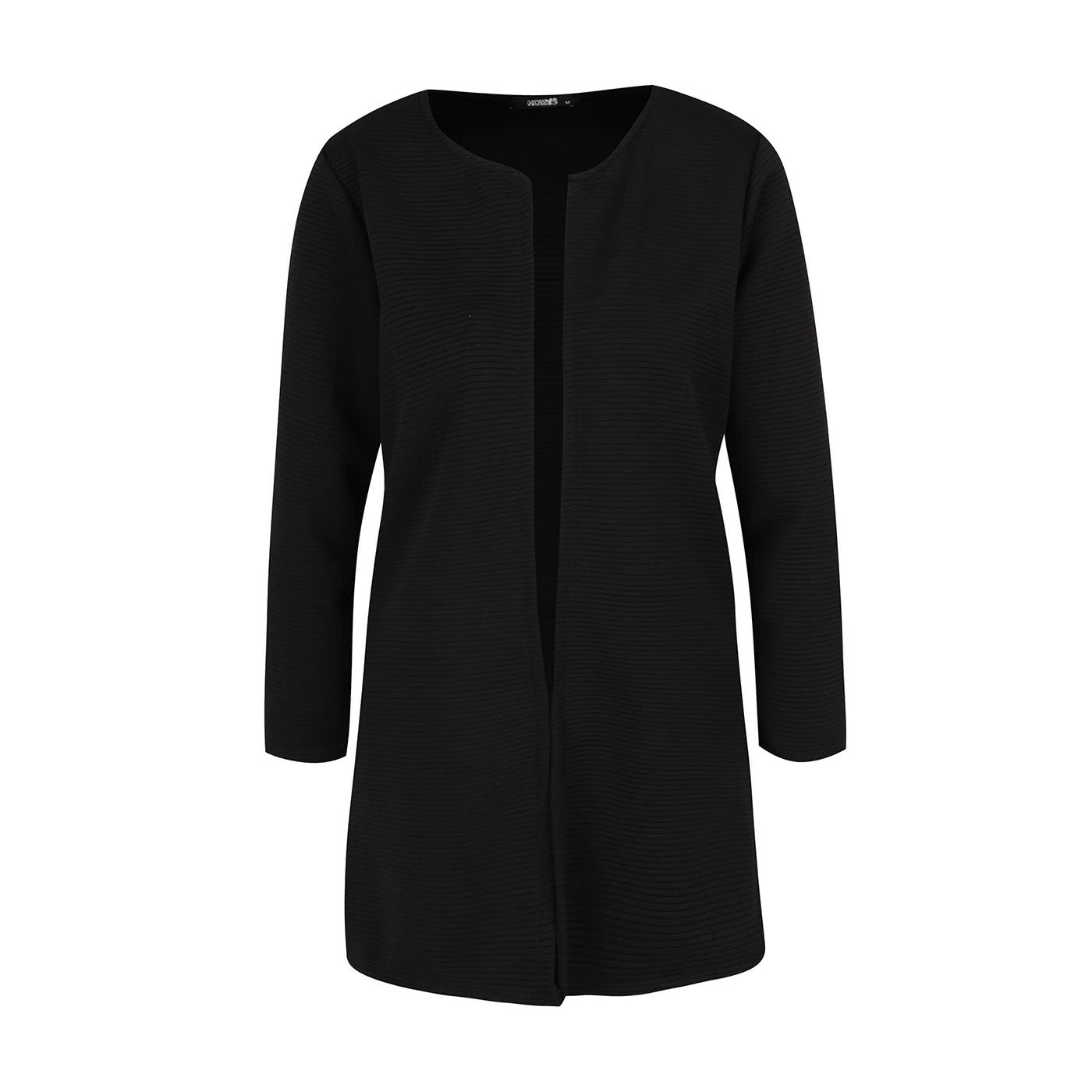 Haily's Black Ribbed Blazer Haily's Sandy