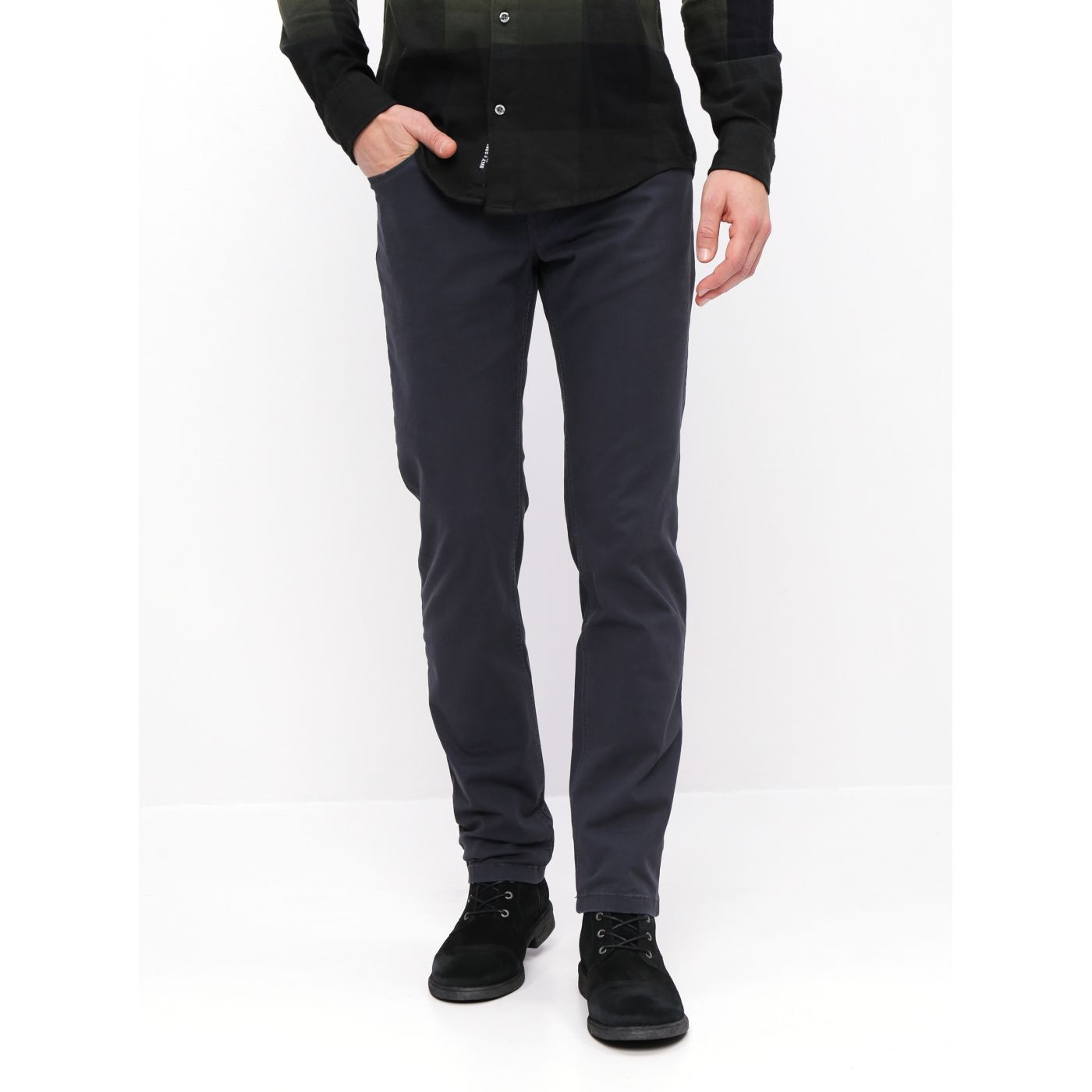 Dark grey men's regular fit pants ZOOT Pietro