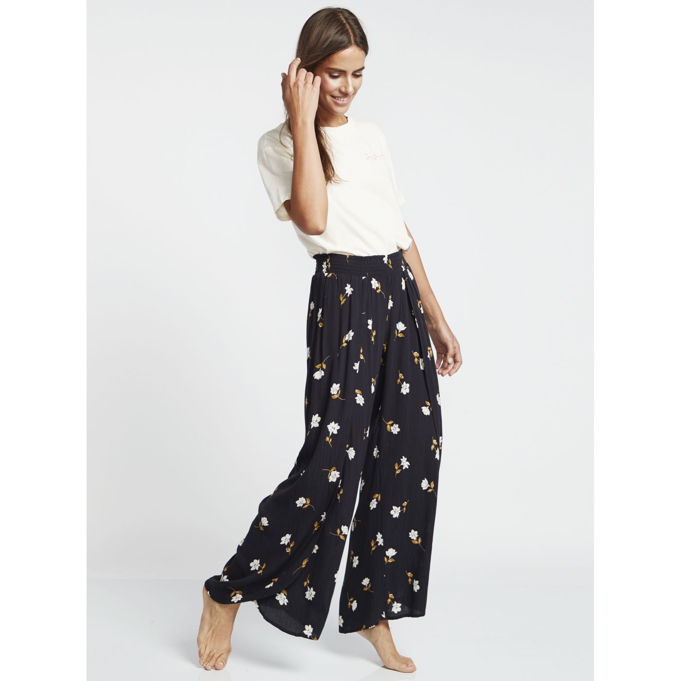 Black Women's Floral Pants Billabong