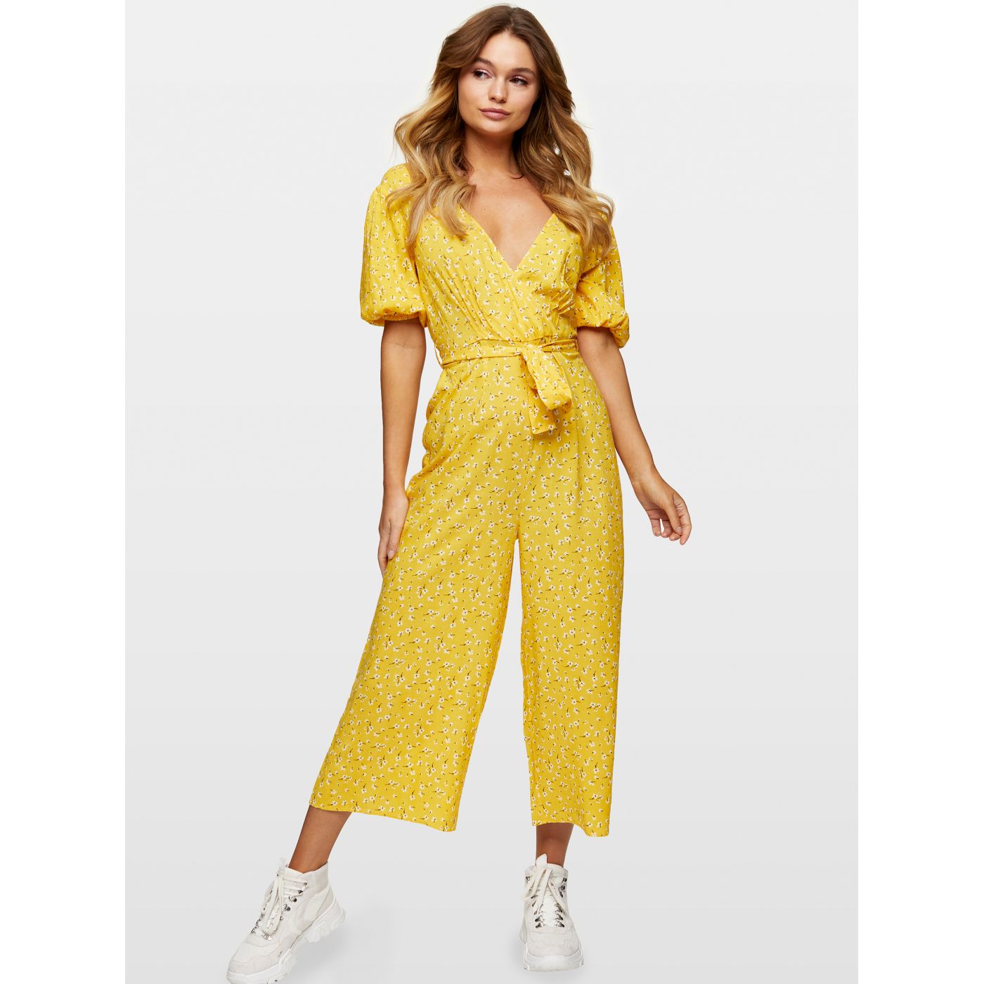 Miss Selfridge Yellow Jumpsuit