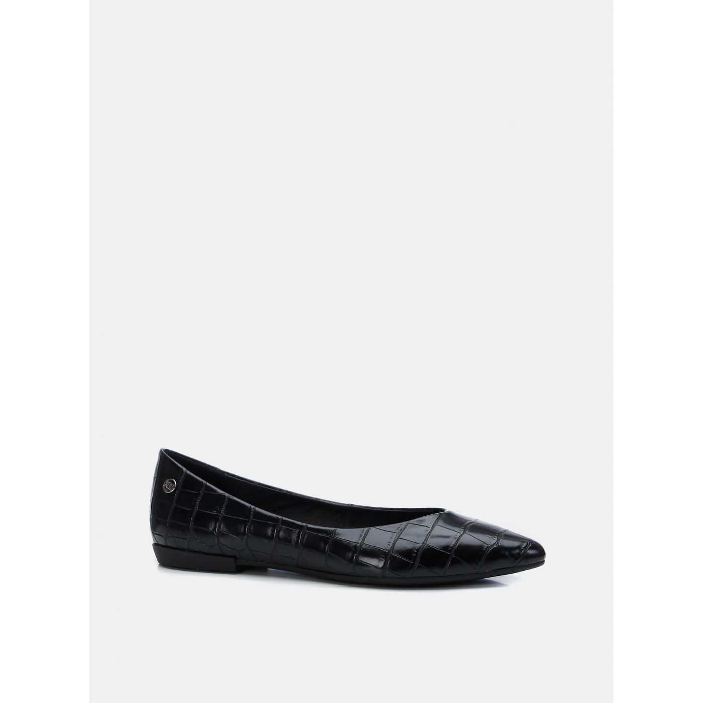 Black Patterned Ballerinas Xti