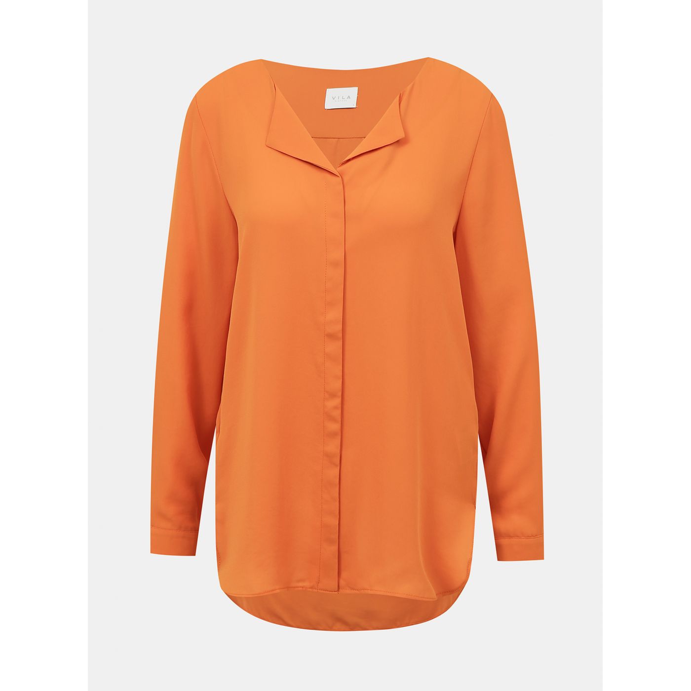 Orange loose blouse VILA