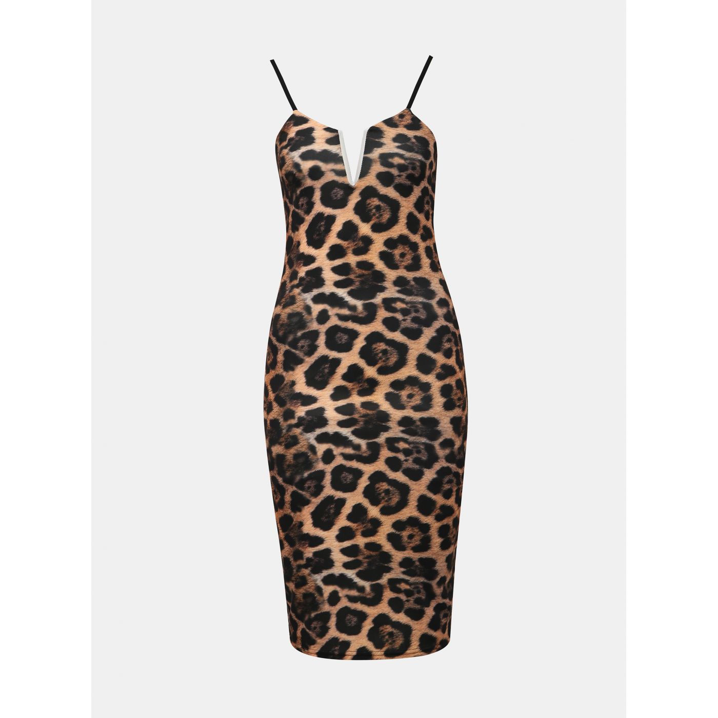 Haily's Lorie Leopard-print Pouch Dress