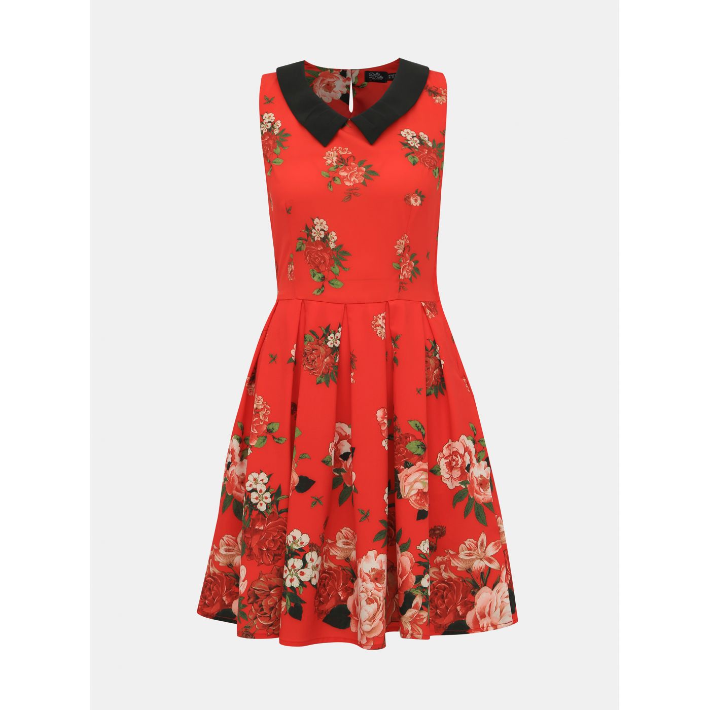 Red Floral Dolly & Dotty Anette Dress