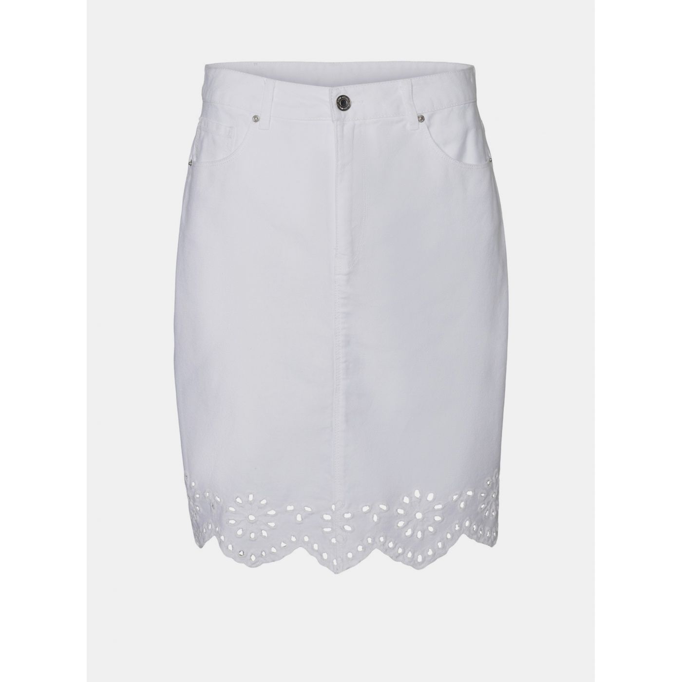 White denim skirt VERO MODA Lisa