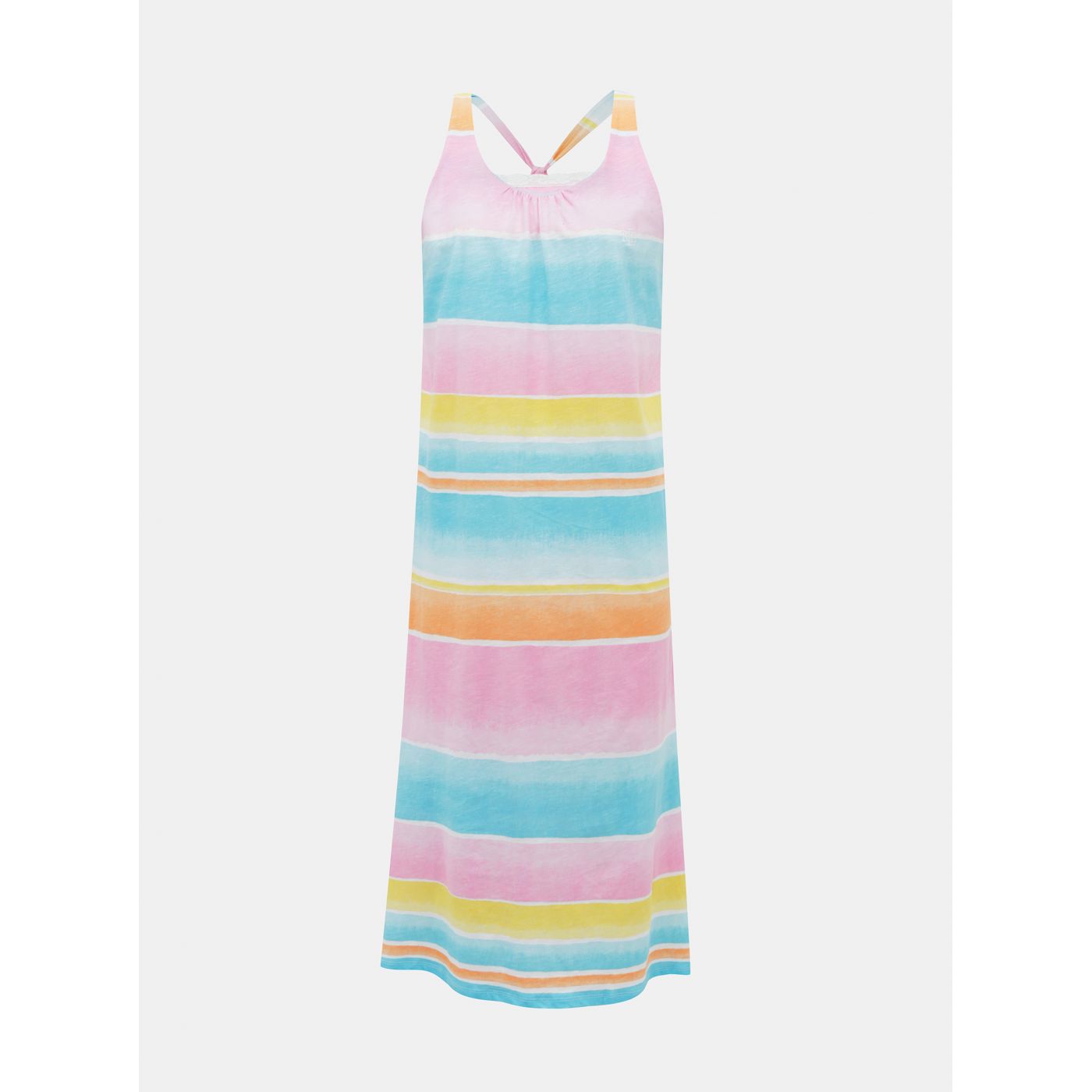 Lauren Ralph Lauren's Pink-blue Women's Nightgown