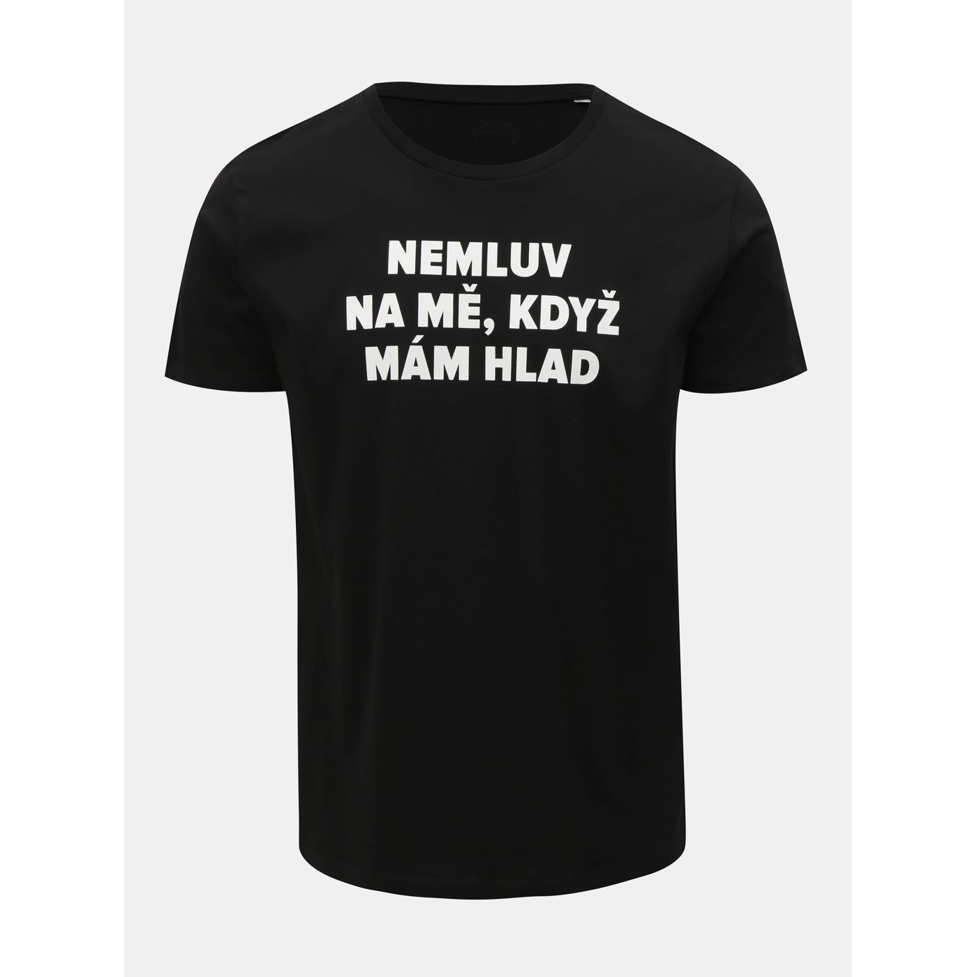 Black Men's T-Shirt with Printed ZOOT Original Hunger