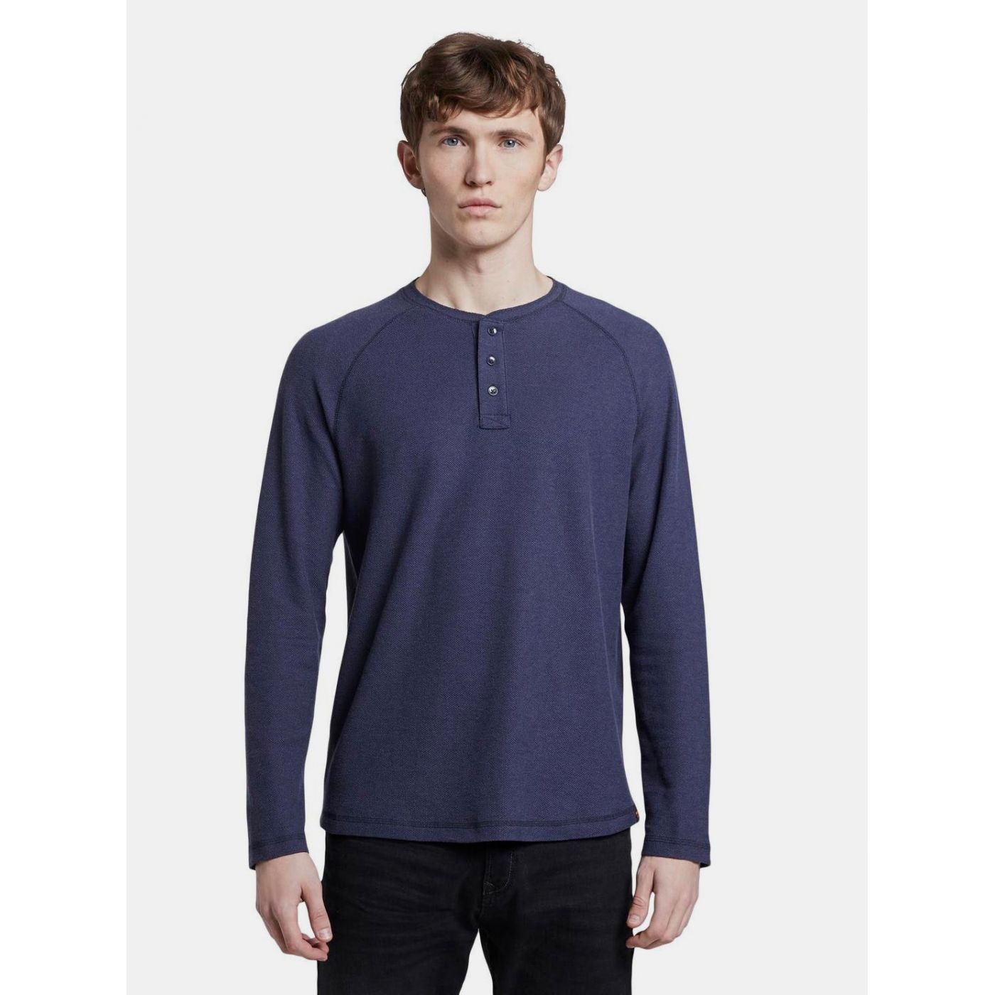 Dark Blue Men's Basic T-Shirt Tom Tailor Denim