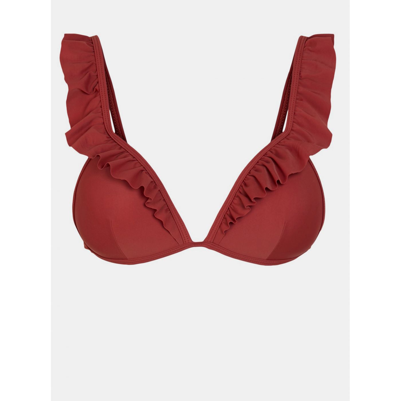 Natalie Pieces Brown Swimsuit Top