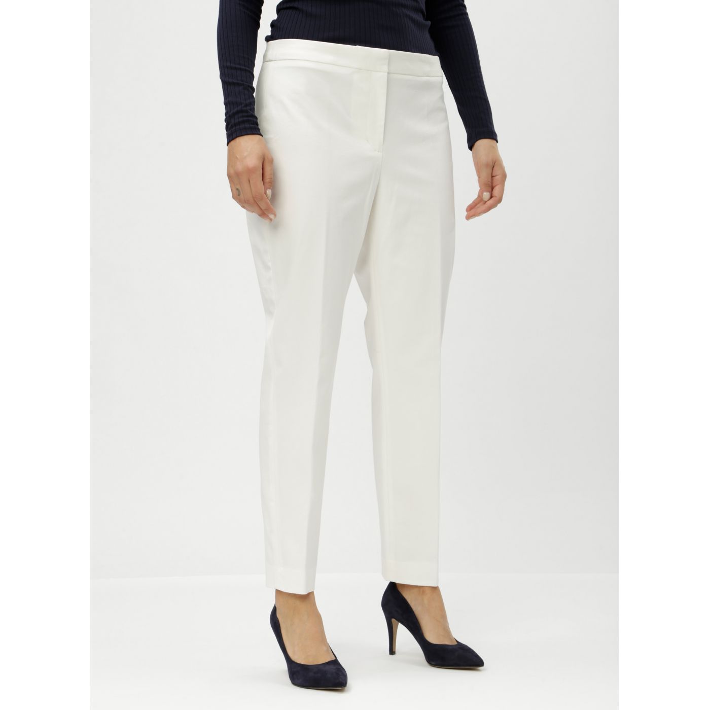 DKNY Ankle Cream Pants