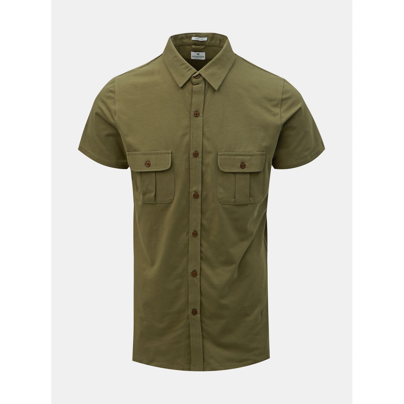 Khaki shirt with pockets Dstrezzed