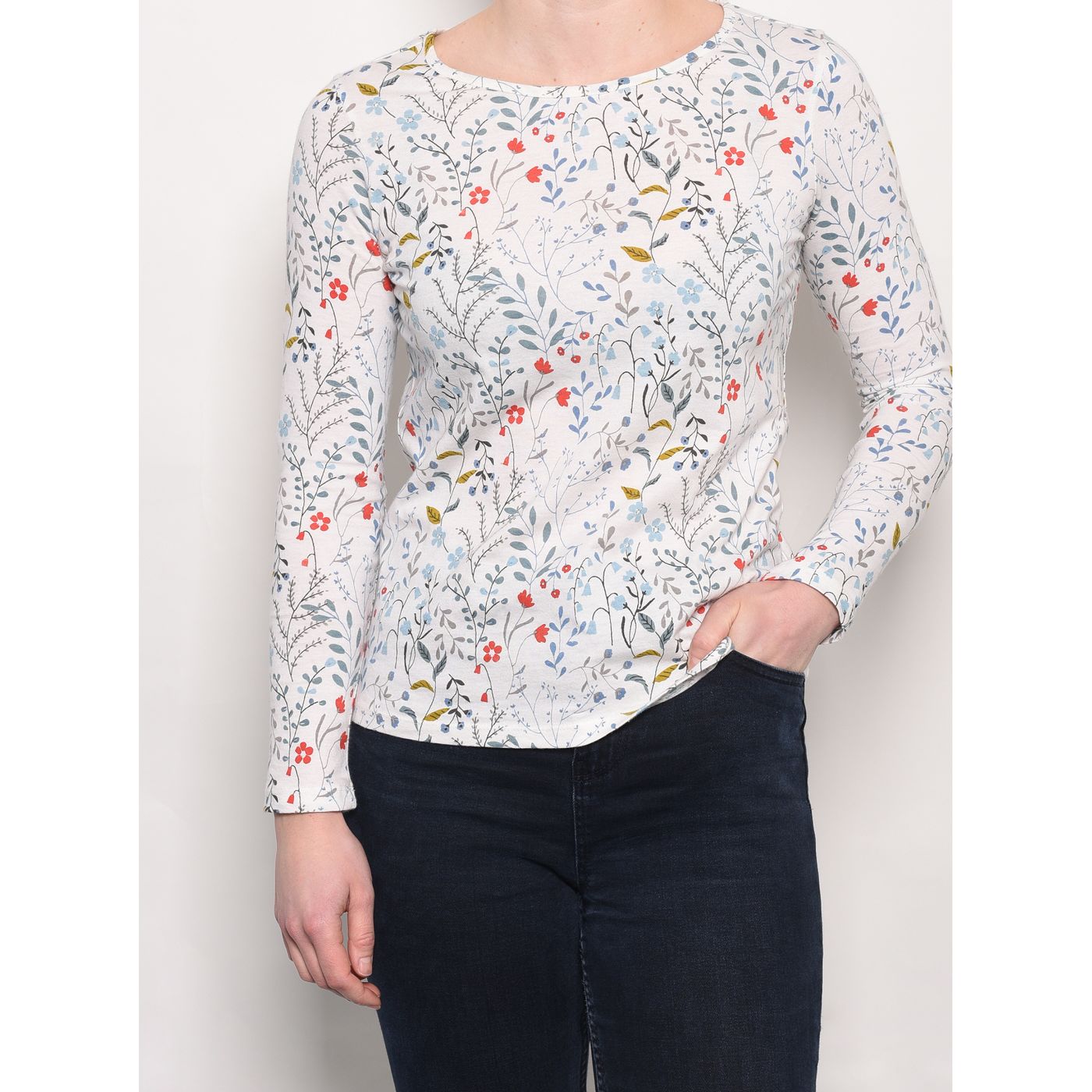 Brakeburn Cream Floral T-Shirt
