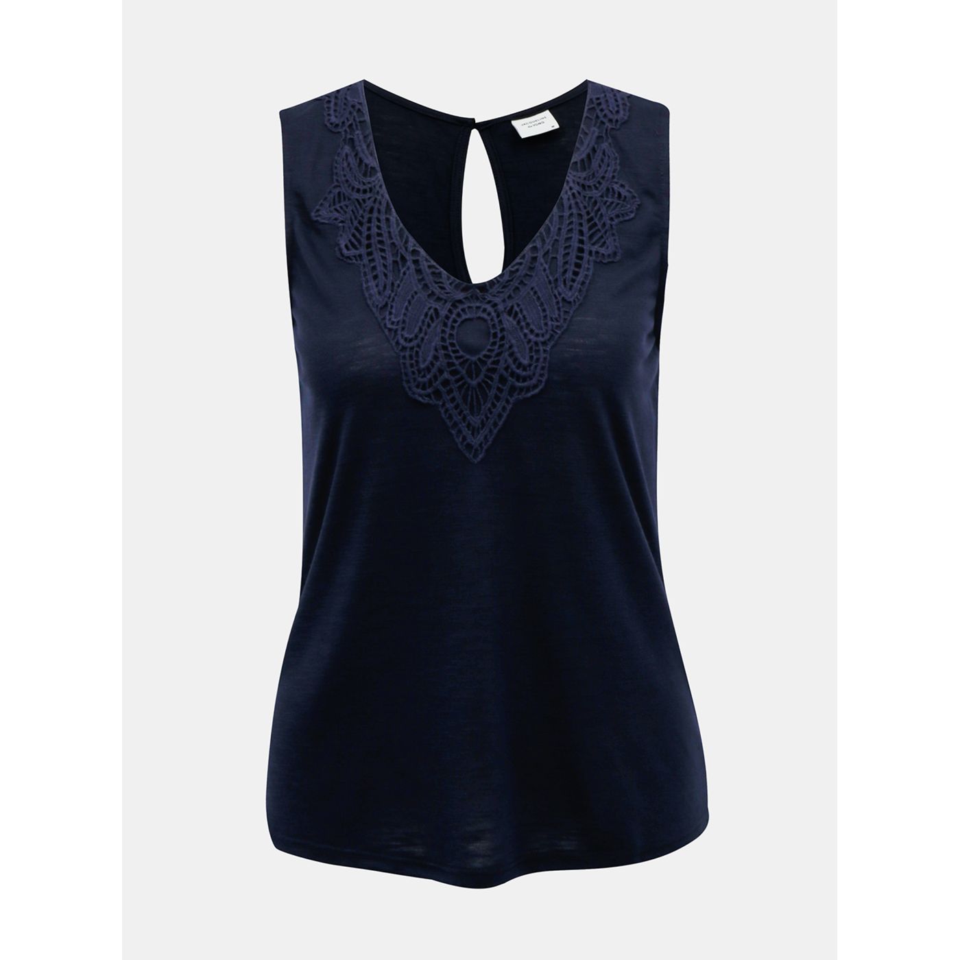 Dark blue top with lace Jacqueline de Yong Dodo